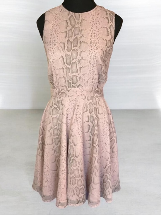 French Connection Dresses & Skirts - French Connection Pastel Python Snake Holiday Cocktail party print dress